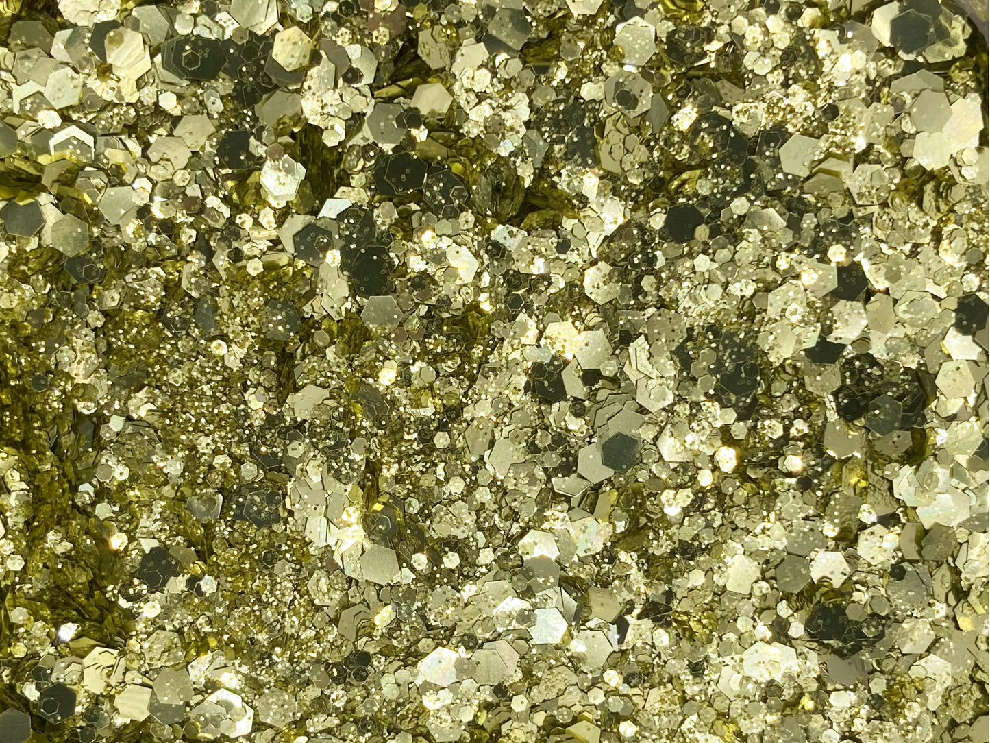 Gold Mix: glittermix van biologisch afbreekbare festival glitters - EcoGlitterWorld