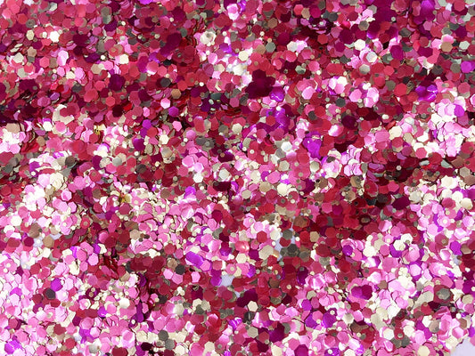 Glamour Mix: glittermix van biologisch afbreekbare festival glitters - EcoGlitterWorld