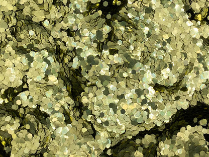 Chunky Gold: gouden biologisch afbreekbare festival glitters - EcoGlitterWorld