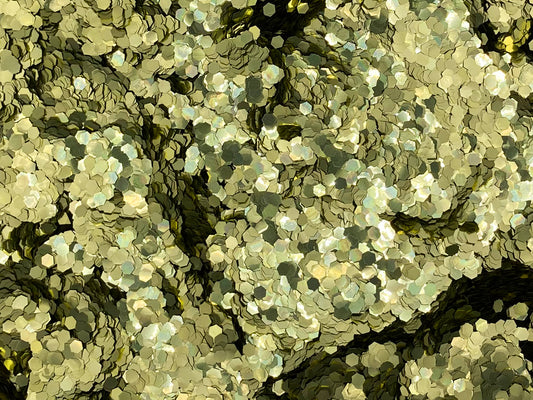 Chunky Gold: gouden biologisch afbreekbare festival glitters - EcoGlitterWorld